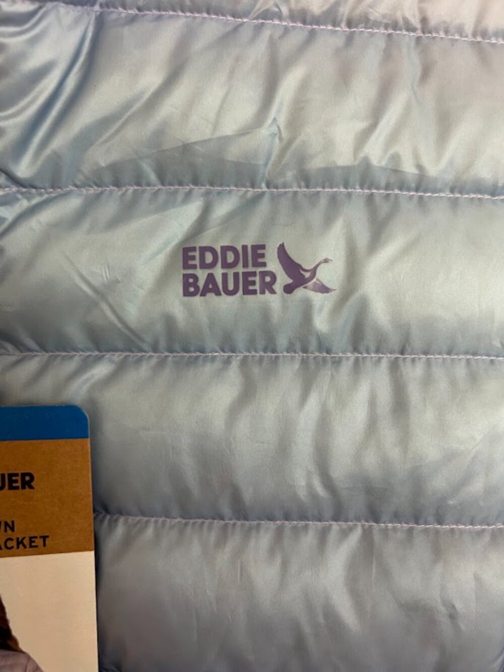 New! Beautiful Eddie Bauer Kids Down Packable Jacket - Picture 5 of 16
